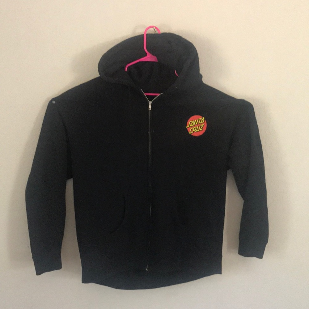 Santa Cruz zip up hoodie -men’s